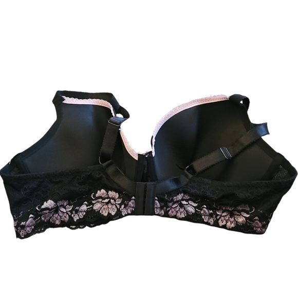 Adore Me Black sweet lilac sz 46 DD underwire bra new WL295 - Picture 2 of 7